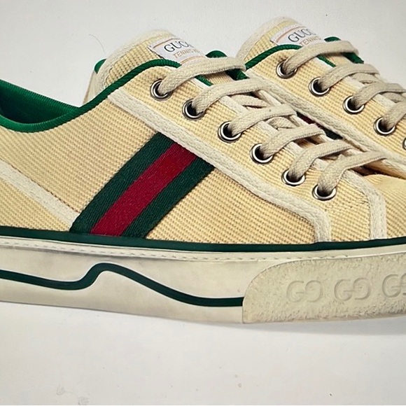 Gucci Tennis 1977 Sneaker. Worn 2xs! Classic! Sold out online - Picture 4 of 9